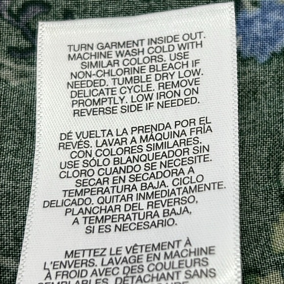 Angels Women’s Dress Size S Green & Blue Floral Elastic Front Tiered Skirt NWT - Picture 11 of 13